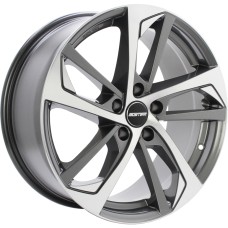 GMP KATANA 20x8.5 5x112 66.6 GUNMETAL POLISHED